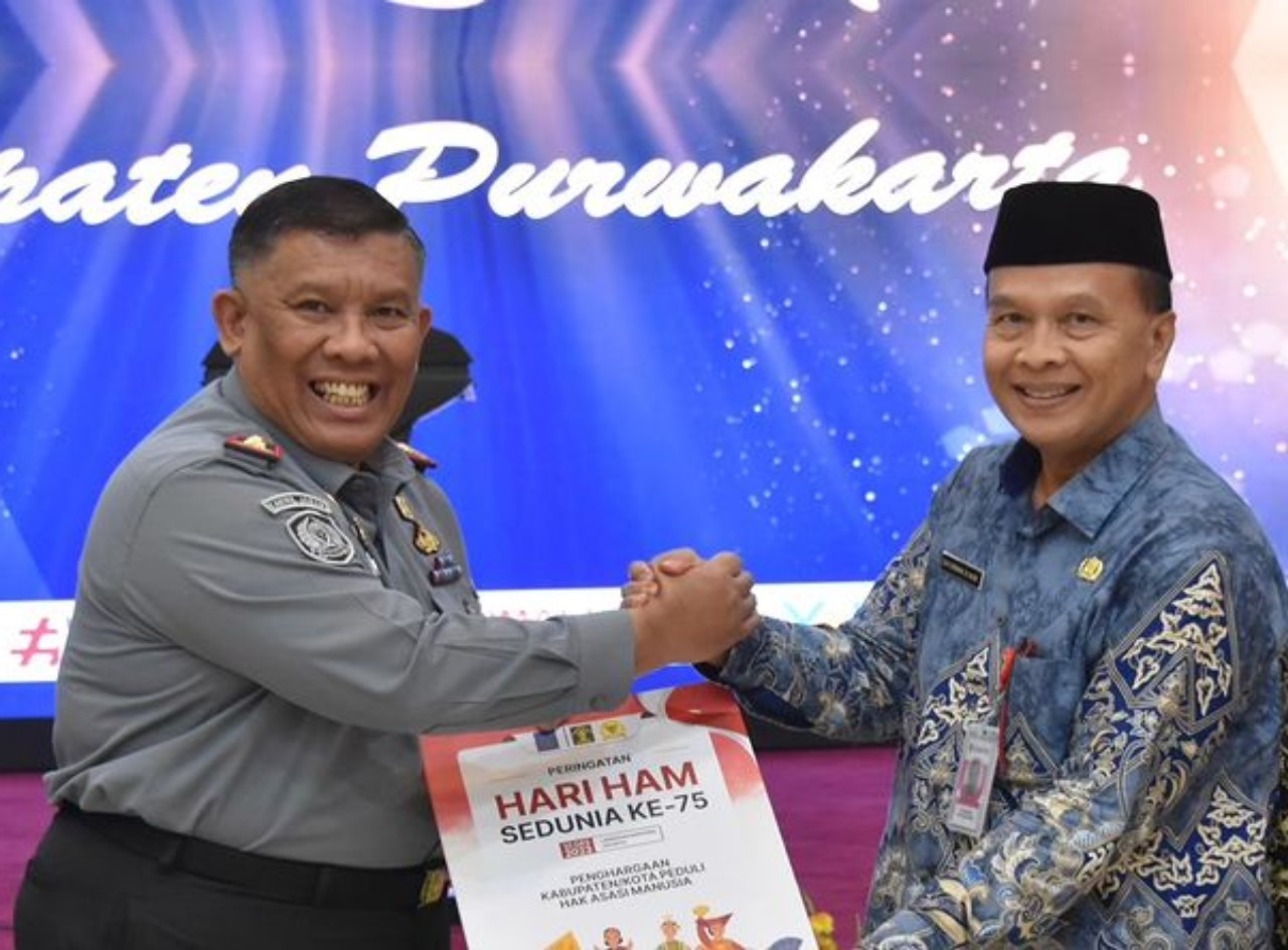 Wilujeng Atuh, Purwakarta Mendapatkan Penghargaan sebagai Kabupaten Peduli Hak Asasi Manusia (HAM) di Indonesia. Keren Guys? 