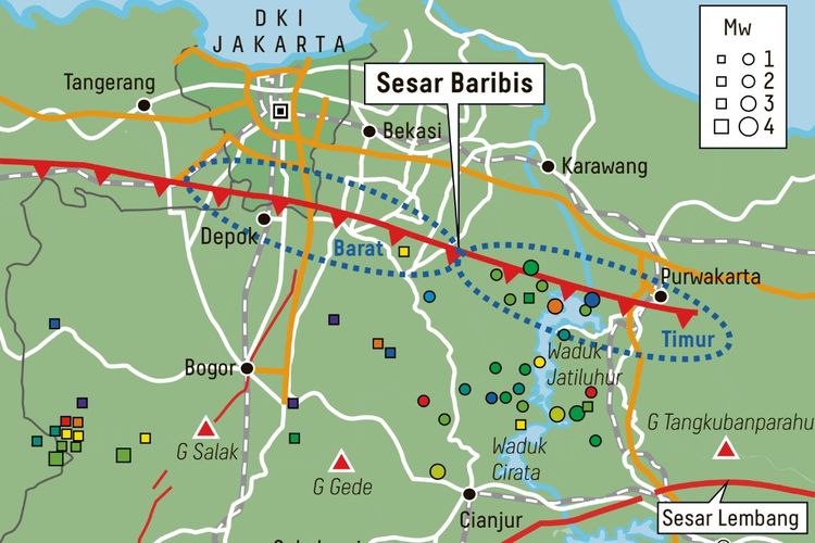 Waspada, Inilah 7 Sesar Aktif di Jawa Barat. Berpotensi Sebabkan Gempa Bumi hingga Pernah Merusak Jakarta!