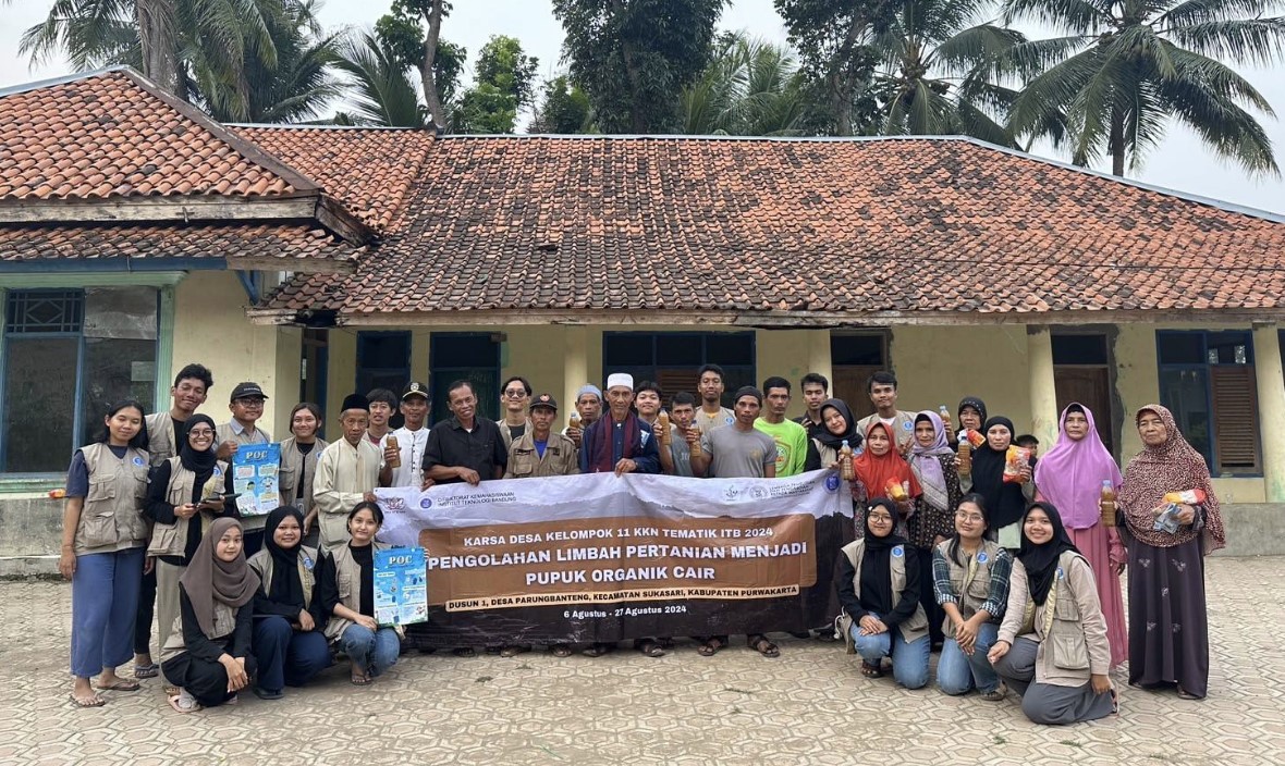 Syahdu, Mahasiswa KKN ITB 2024 Atasi Masalah Pertanian di Purwakarta dengan Pupuk Organik Cair. Cekidot Infonya!