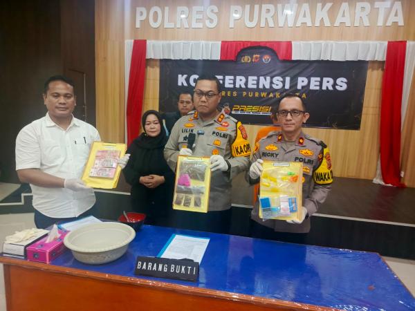 Dalam Seminggu, 10 Kasus  Narkoba Terungkap di Purwakarta. Transaksinya Makin Canggih HIngga Pengedarnya Beragam. Waspada, Inilah Daftar Kecamatan yang Rawan Guys! 